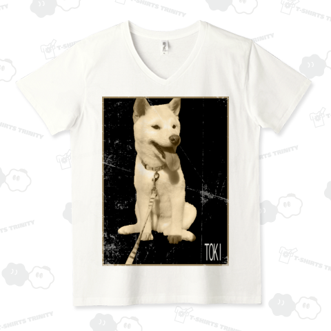 柴犬Tシャツ クラシック風