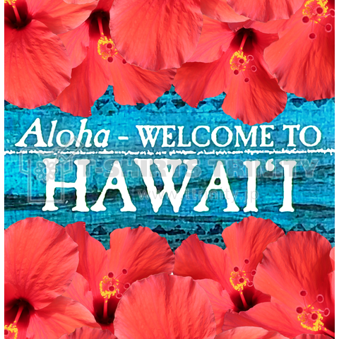 Aloha-WELCOME TO HAWAI'I(裏デザイン無.ver)