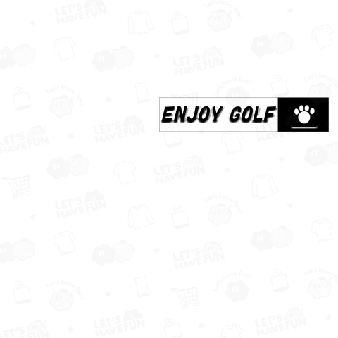 ENJOYGOLFCAT背面ロゴ