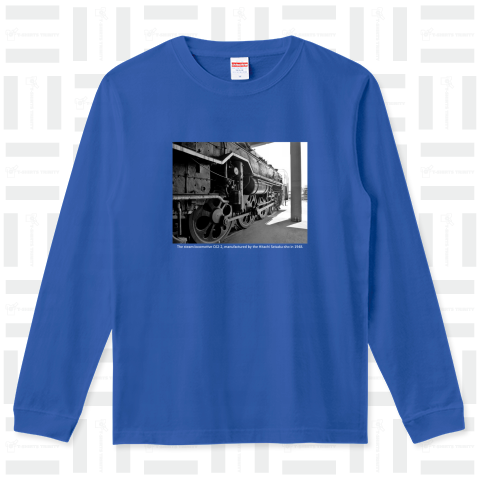 鉄道写真コレクション No.023 扇形車庫から出発する蒸気機関車 C662 (白い文字)