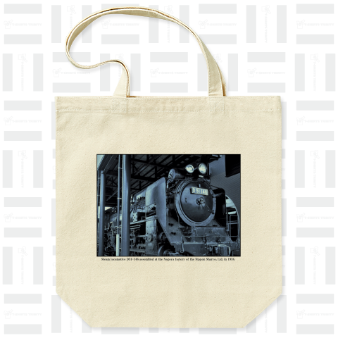 鉄道写真コレクション No.006  テンダー式蒸気機関車 D51146  (真岡市) 黒のレタリング