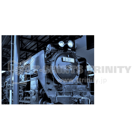 鉄道写真コレクション No.006 テンダー式蒸気機関車 D51146 (横長レイアウト)