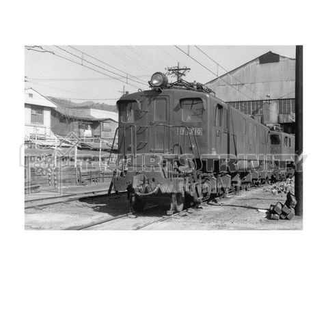 ヴィンテージ鉄道写真 No.026 国鉄 EF13形 電気機関車 (白いレタリング)