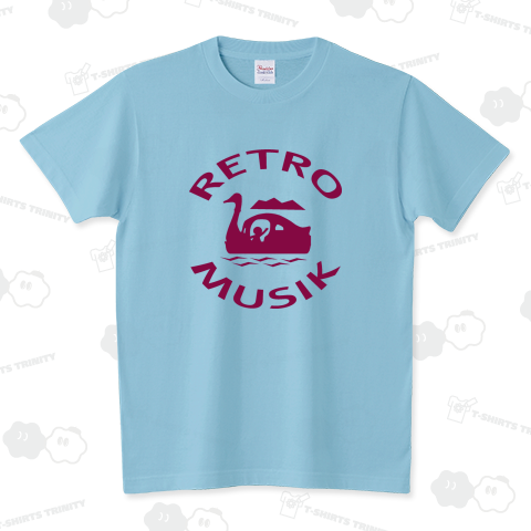 スワンボート【RETRO MUSIK ORIGINAL Ver.1】(レッド) スタンダードTシャツ(5.6オンス)