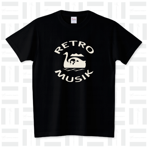 スワンボート【RETRO MUSIK ORIGINAL Ver.1】(ホワイト) スタンダードTシャツ(5.6オンス)