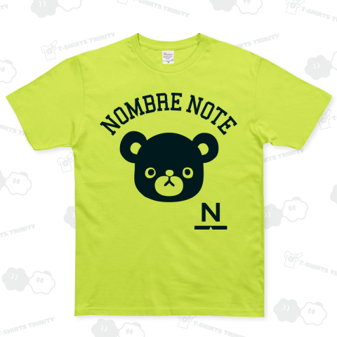 ノンブルノート「N」公式Tシャツ(クマ)