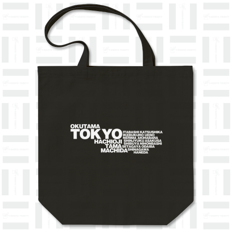 TOKYO typography 東京タイポグラフィ ブラック