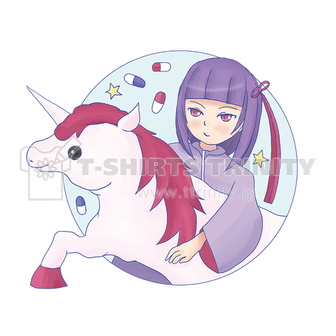 ゆめかわいい少女 ユニコーンと一緒編 Yumekawa Girl Hen with Unicorn