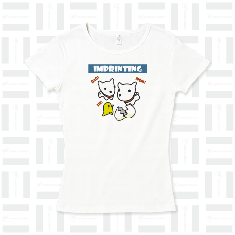 刷り込み - IMPRINTING フライスTシャツ(6.2オンス)