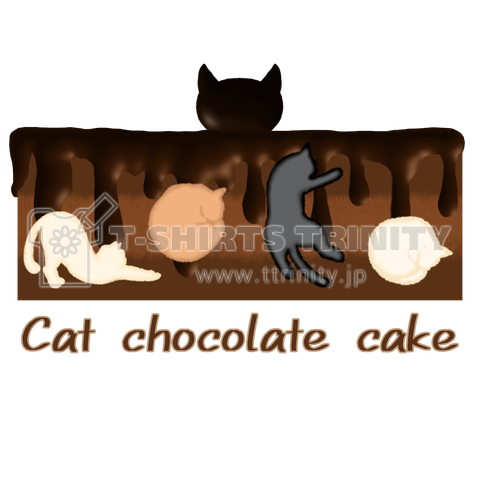 Cat chocolate cake