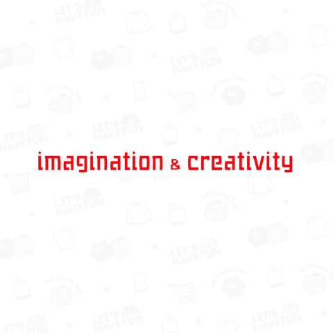 imagination & creativity 赤ロゴ