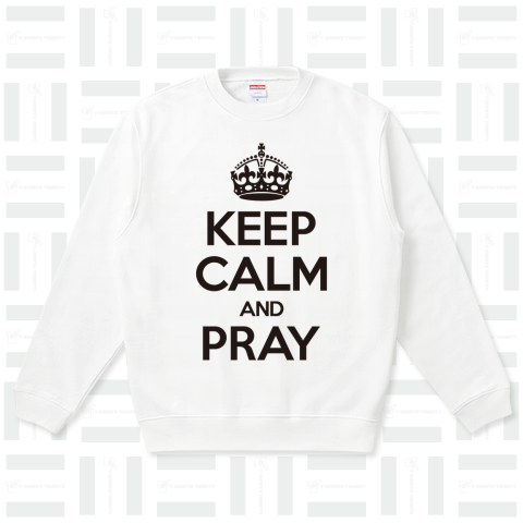 KEEP CALM AND PRAY / Black Print