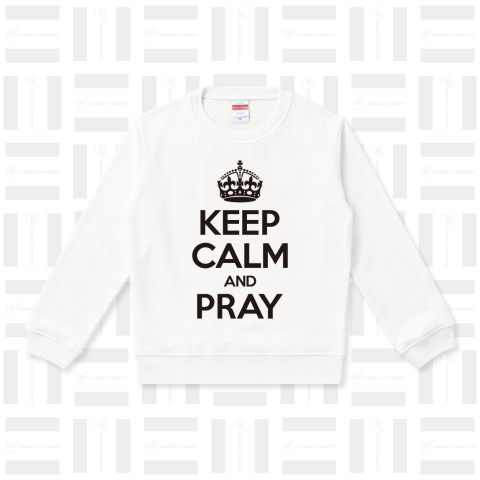 KEEP CALM AND PRAY / Black Print