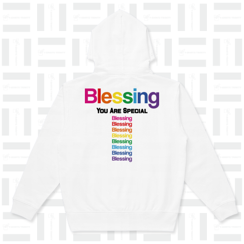 Rainbow Blessing Simple Logo Style / B