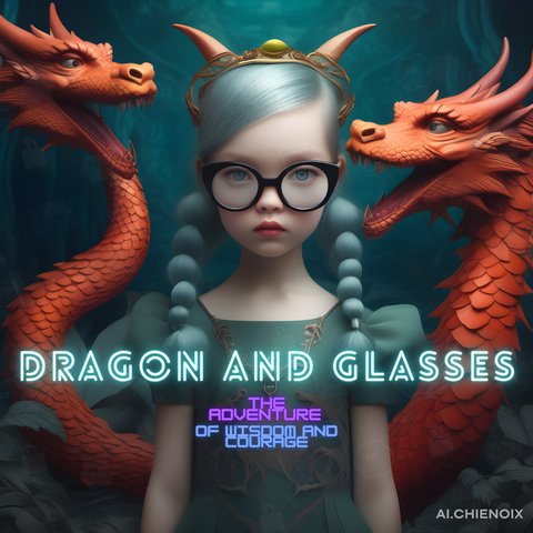 二匹のドラゴンと眼鏡の少女