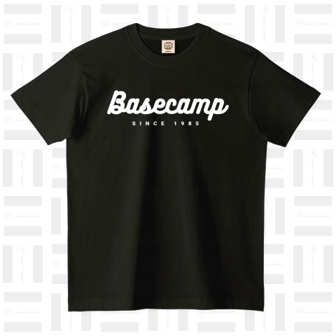 BASE CAMP 02 WHITE オーガニックコットンTシャツ(5.3オンス)