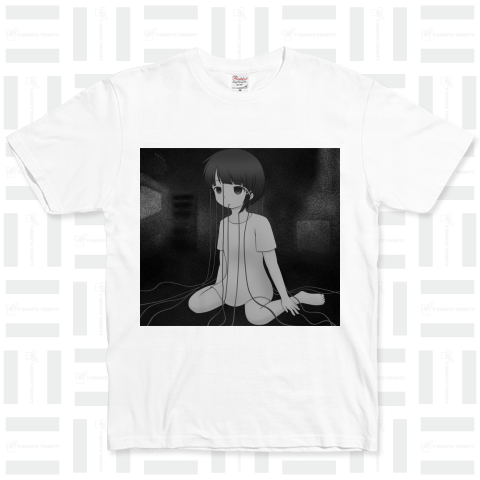 Serial experiments lain-ワイヤードコネクト-（Tシャツ）|デザインTシャツ通販【Tシャツトリニティ】