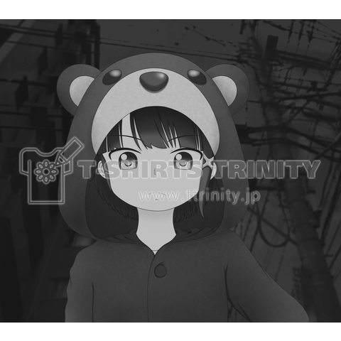 Serial experiments lain -クマさんパジャマ/モノクロ-