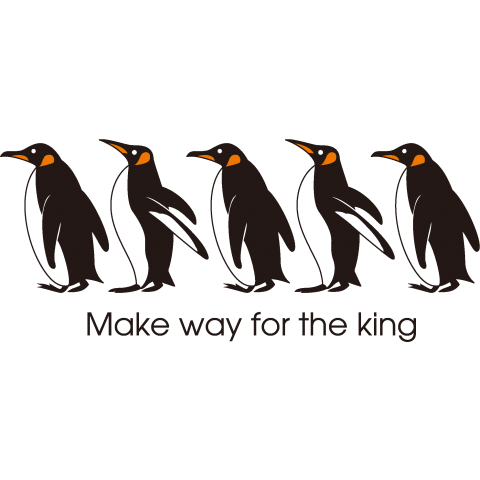 Make way for the king