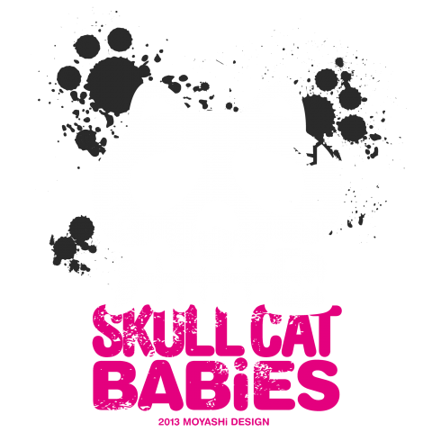 SKULL CAT BABiES ピンク