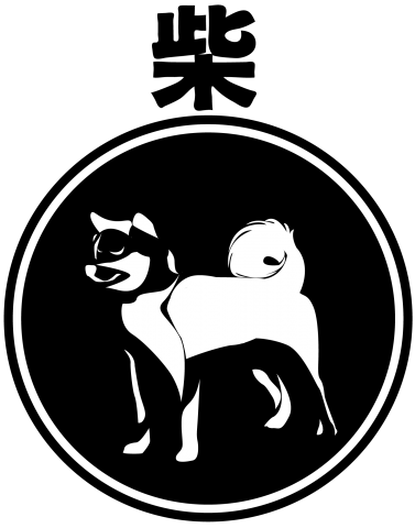 柴 柴犬のシンプルマークのtシャツ デザインtシャツ通販 Tシャツトリニティ