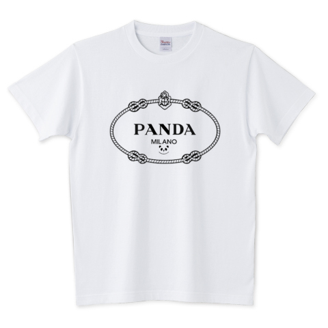 PRADA風 PANDA|デザインTシャツ通販【Tシャツトリニティ】