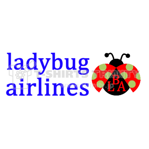 LBA《ladybug airlines》ロゴ
