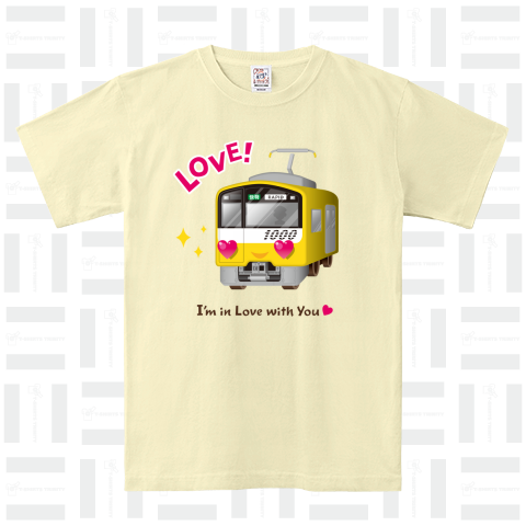 黄色い電車「 LOVE ♡ 」