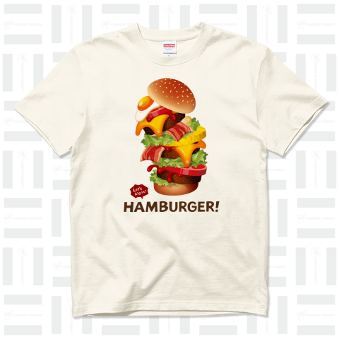 デカ盛りハンバーガー !