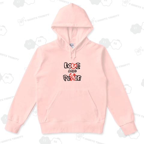 LOVE and PEACE ラブアンドピース(スウェットパーカー LOVE and PEACE ラブアンドピース(スウェットパーカー