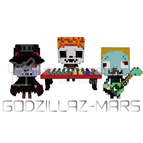 GODZILLAZ-MARS 公式Tシャツ - 002