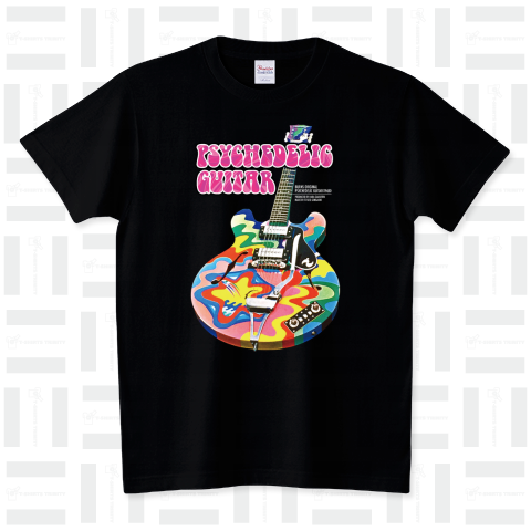 Psychedelic Guitar/サイケデリック・ギター（Tシャツ）|デザインT ...