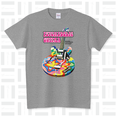 Psychedelic Guitar/サイケデリック・ギター（Tシャツ）|デザインT ...
