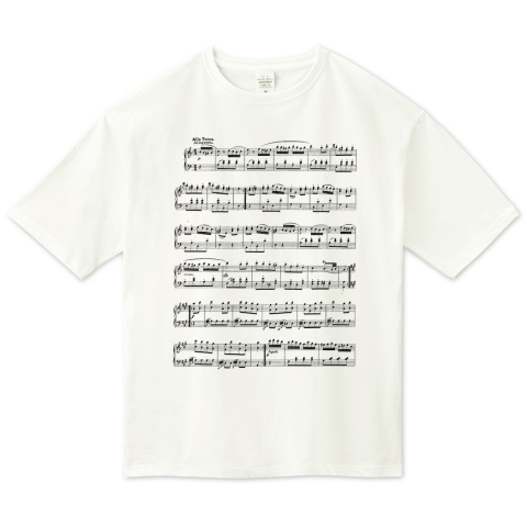 モーツァルト トルコ行進曲 ピアノ楽譜 デザインtシャツ通販 Tシャツトリニティ