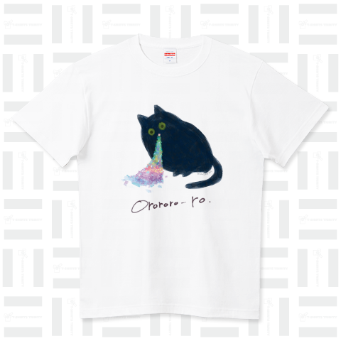 おろろろキャット ハイクオリティーTシャツ(5.6オンス)