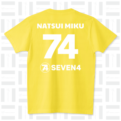 SEVEN4公式Tシャツ_ロゴ白