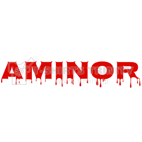 AMINOR Logo #2 Red Paint