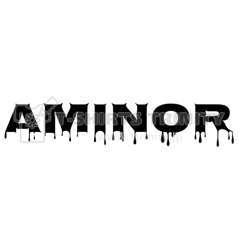 AMINOR Logo #2 Black Paint