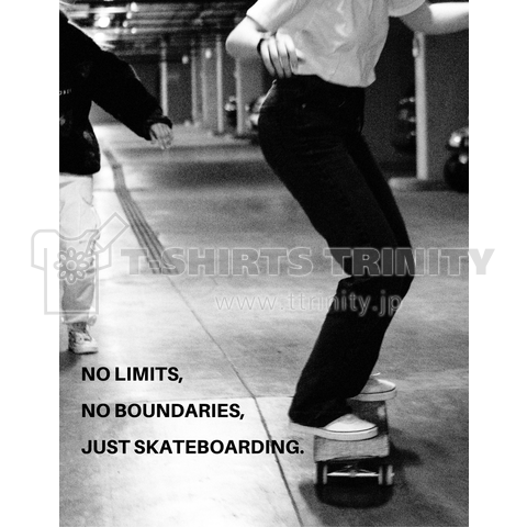 No limits, no boundaries just skateboarding.