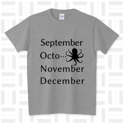 10月は…octo… スタンダードTシャツ(5.6オンス)