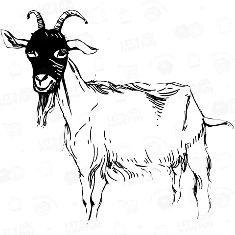 銀行Goat(雄) 濃色用ver