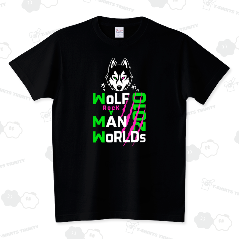 WoLF MAN WoRLDs 濃色ver スタンダードTシャツ(5.6オンス)