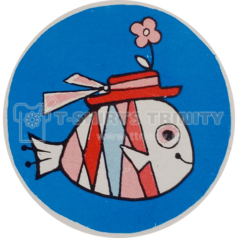 レスト喫茶浮標(ブイ)魚ロゴTシャツ