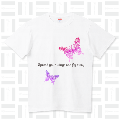 Butterfly  world ハイクオリティーTシャツ(5.6オンス)