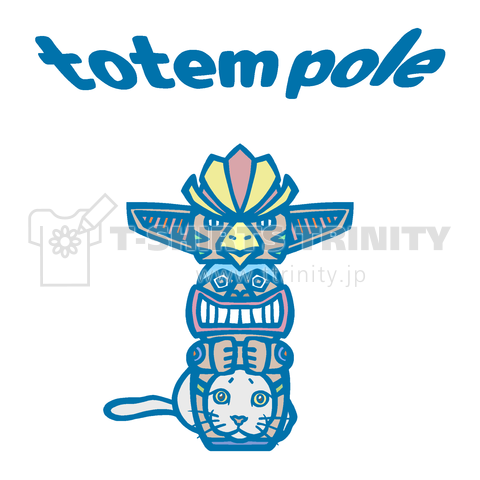 トーテムポール猫ロゴ