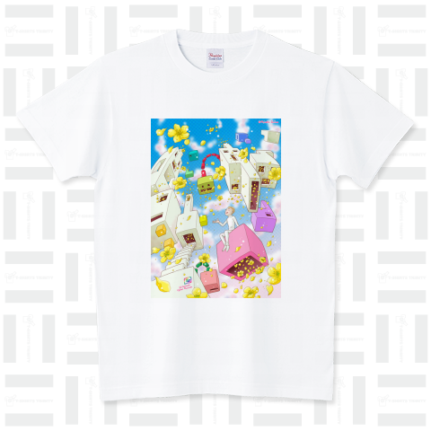 彼と箱「空中遊園の春」 スタンダードTシャツ(5.6オンス)