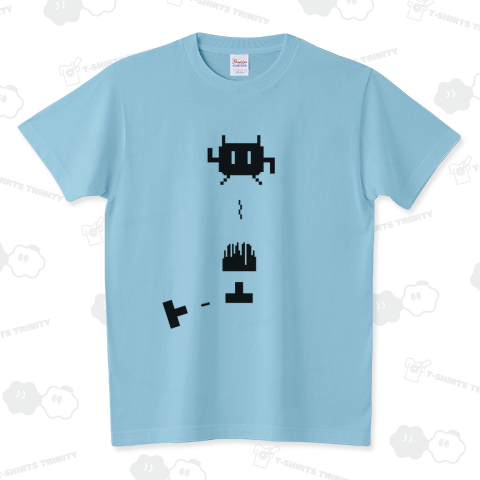 後ろから撃たれる スタンダードTシャツ(5.6オンス)