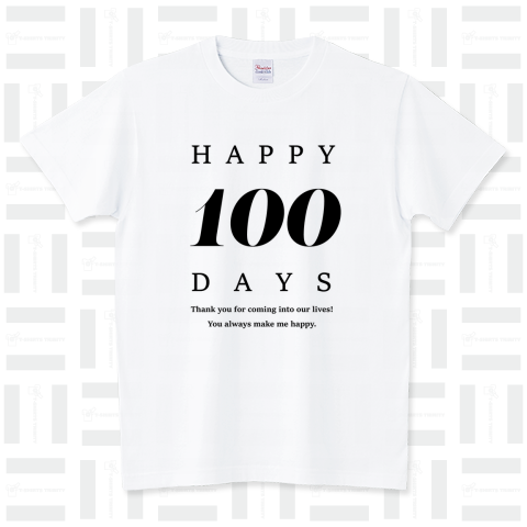 Happy 100 days (生後100日記念日)B