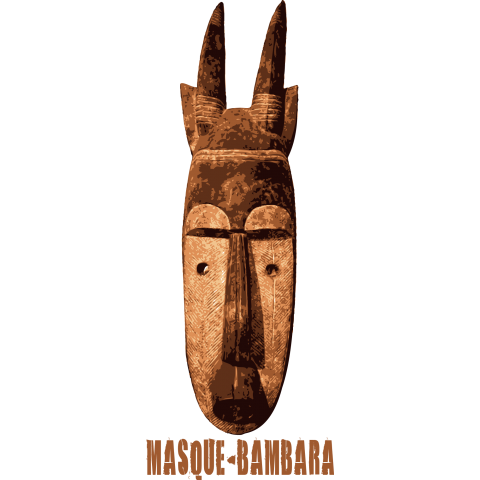 アフリカの仮面★バンバラマスク:design : C