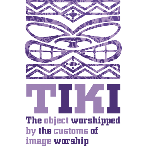 ハワイの守り神 Hawaiian TIKI_C「Purple」